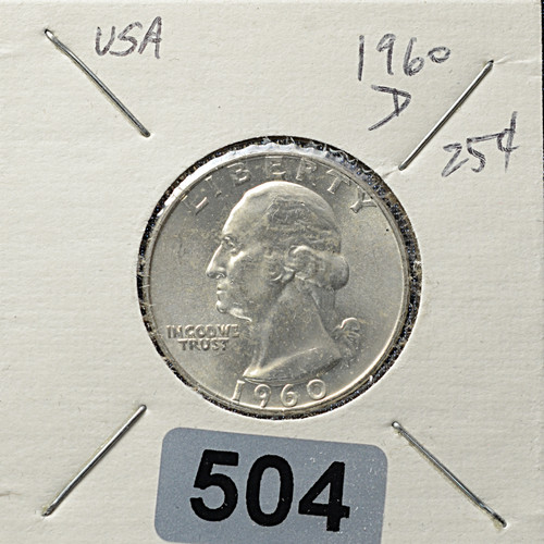 1960-D Washington Quarter