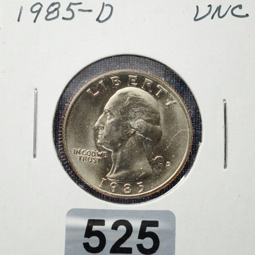 1985-D Washington Quarter
