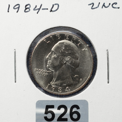 1984-D Washington Quarter