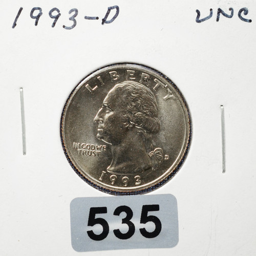 1993-D Washington Quarter