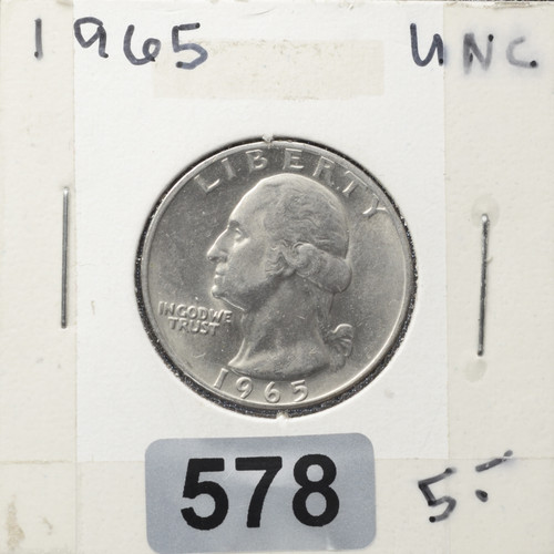 1965 Washington Quarter