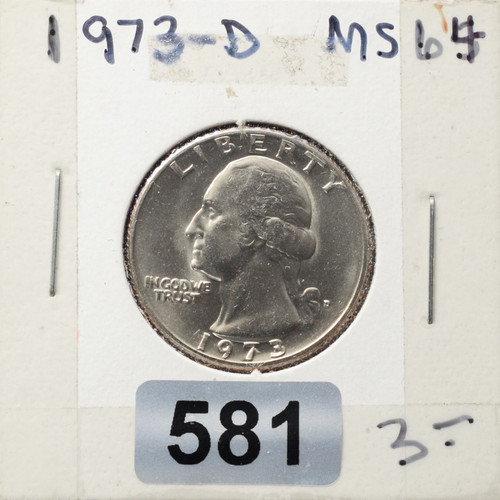 1973-D Washington Quarter MS