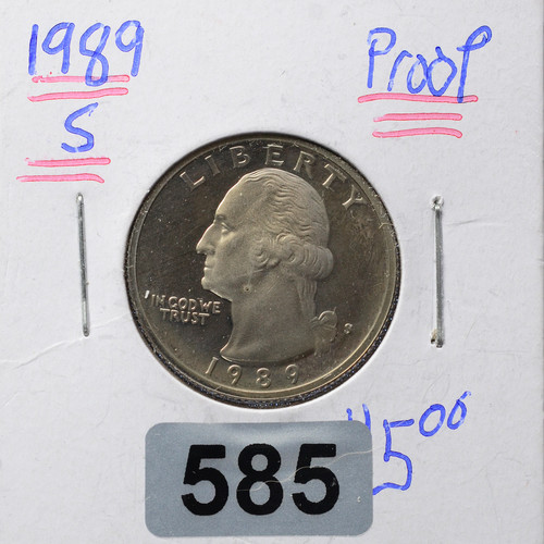 1989-S Washington Quarter Proof