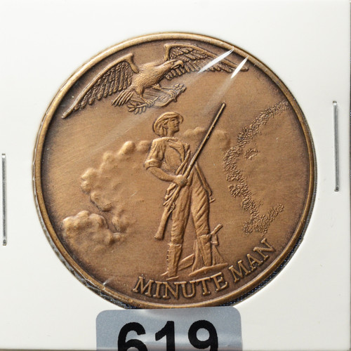 USA American Bicentennial Minuteman Medal 1976 – XF