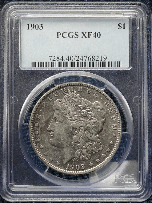 1903 Morgan Silver Dollar — PCGS XF40 — Philadelphia Mint