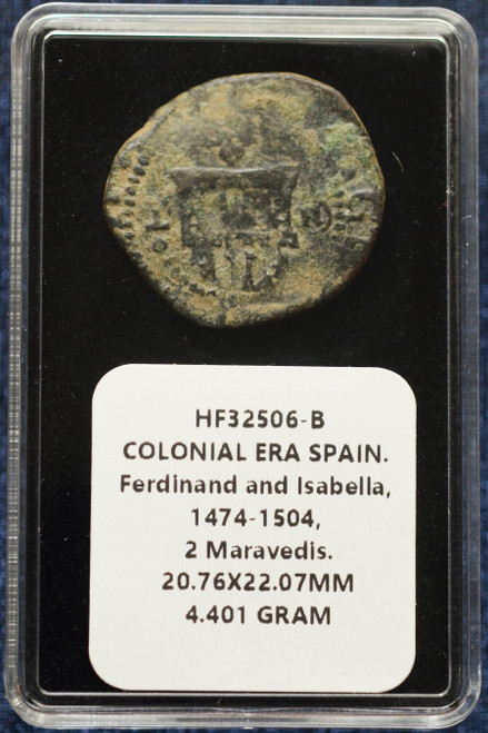 SPAIN — FERDINAND AND ISABELLA 1474–1504 — 2 Maravedís