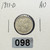 1911-D Barber Dime — About Uncirculated (AU)