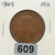1943 Australia 1 Penny – G