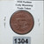 1930 PASTIME CODY, WYOMING 25¢ TRADE TOKEN – VINTAGE EXONUMIA