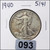 1940 Walking Liberty Half Dollar – 90% Silver – Ungraded Coin