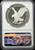 2023-W American Silver Eagle $1 Proof – NGC PF69 Ultra Cameo Early Releases Flag Label