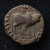India / Central Asia – Kushan Empire Vima Takto (Soter Megas), c. AD 80–90 Bronze Coin – Bull and Camel Type Ex. Robert Tye Collection