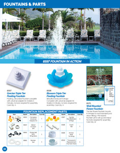 WALL FLOWER FOUNTAIN SET | 8575