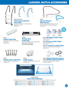 STAINLESS STEEL LADDER ESCUTCHEON (PAIR) | 87904