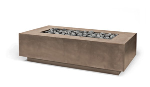 Cast Stone Fire Pit Only Rectangle 62x36 Earthcast Honed (No Burner) | 12050872 Cast Stone Fire Pit Only Rectangle 62x36 Earthcast Honed (No Burner) | 12050872