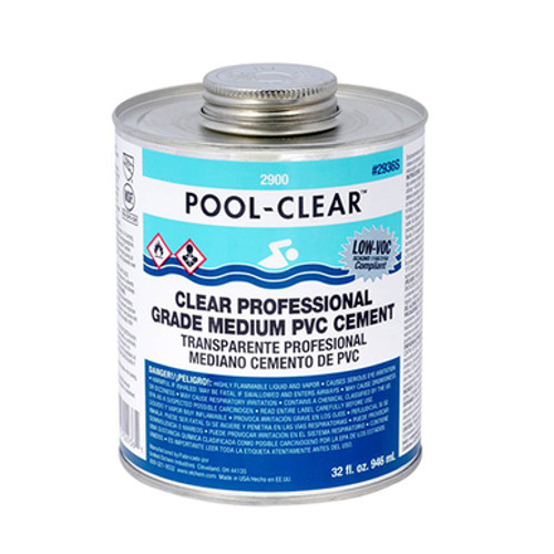 OAT PVC CLEAR POOL TITE CEMENT 32OZ | 2936S