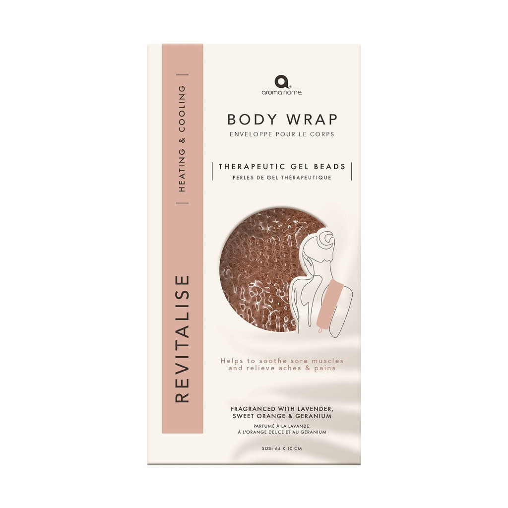 Aroma Home Therapeutic Gel Beads Long Body Wrap - PINK