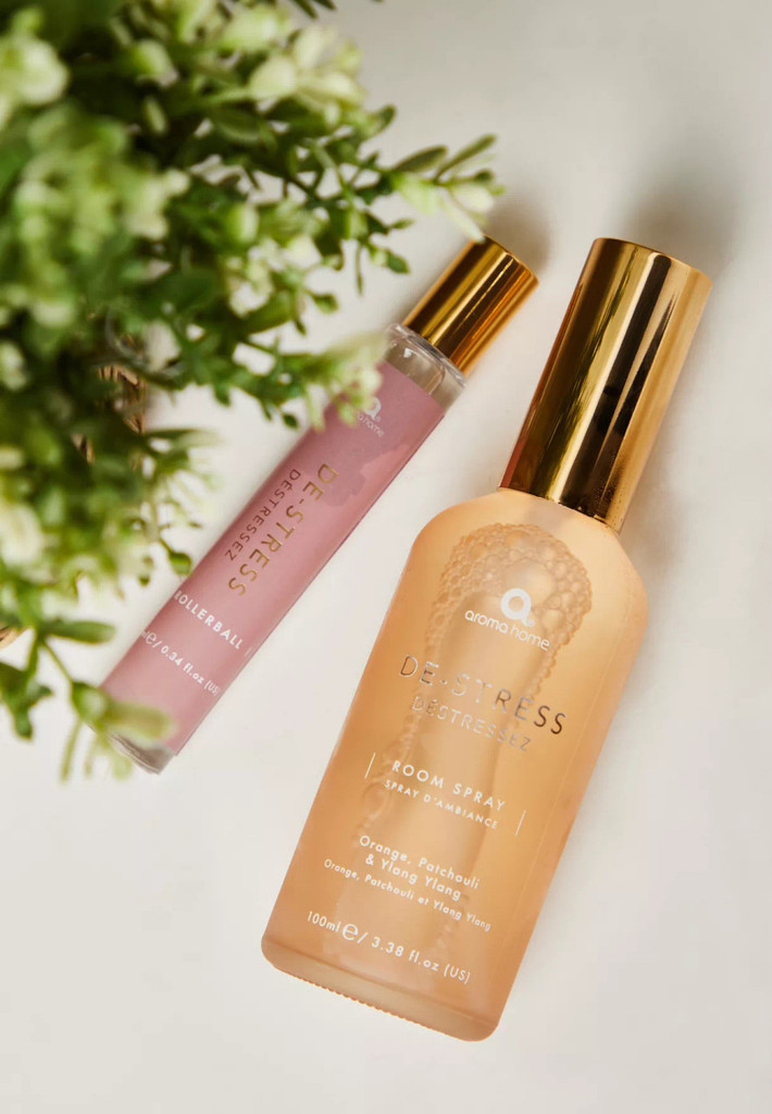De-Stress Room Spray & Rollerball Gift Set