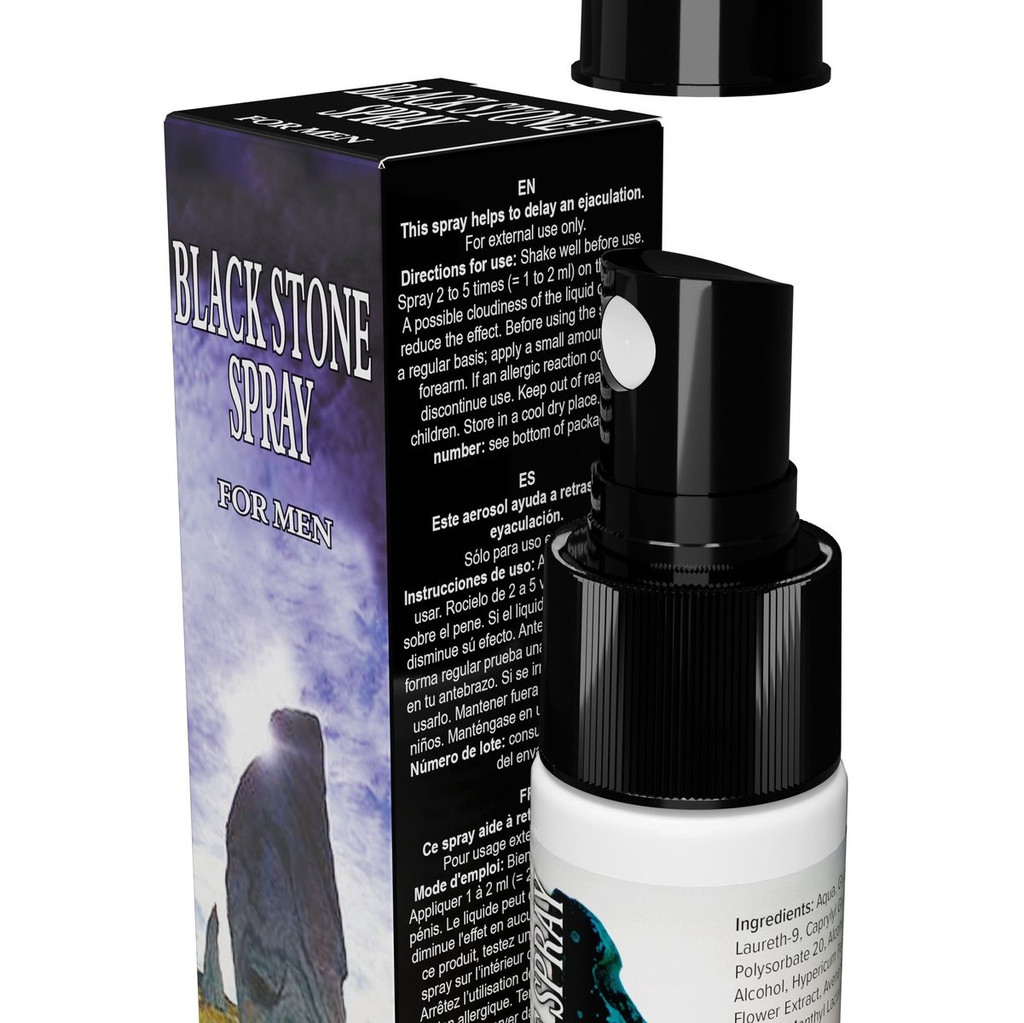 Black Stone Delay Spray For Men 15ml