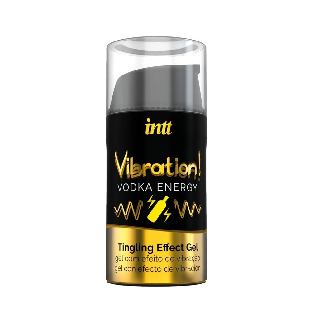 Intt Vodka Energy Vibration Unisex Tingling Effect Gel 15ml