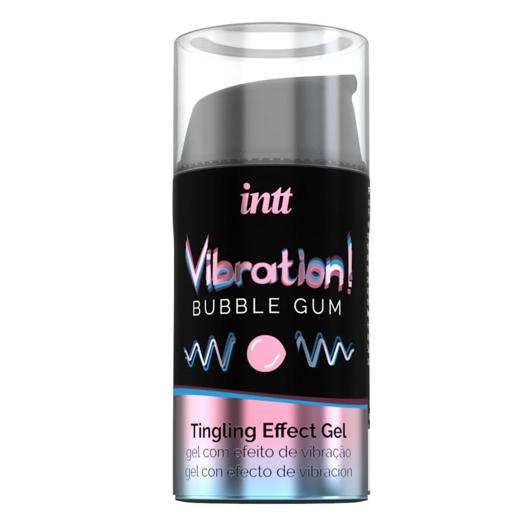 Intt Bubble Gum Vibration Unisex Tingling Effect Gel 15ml