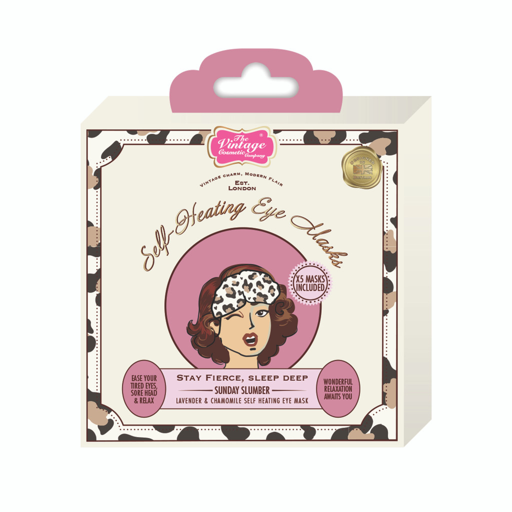 VCC Leopard Warming Eye Masks: Pack of 5