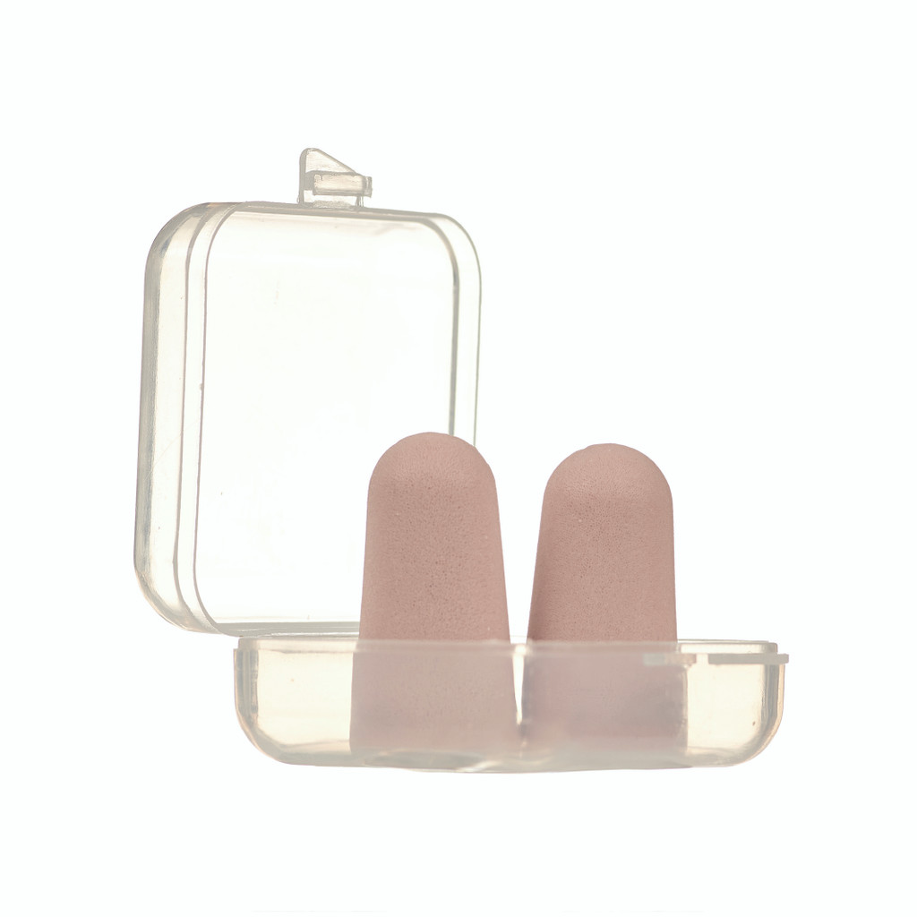 Blush Pink Satin Eye Mask & Ear Plug Set