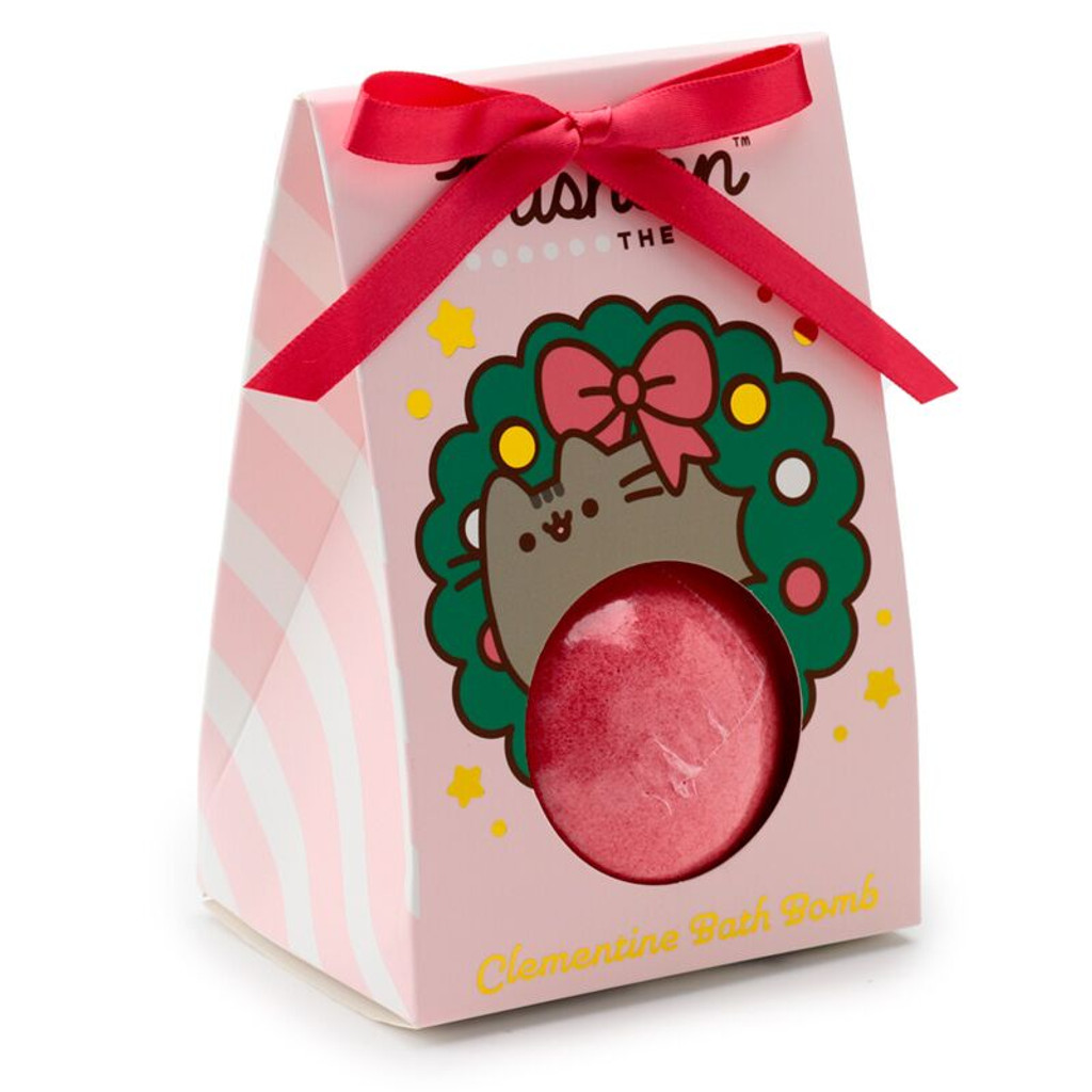 Christmas Pusheen Cat Clementine Bath Bomb