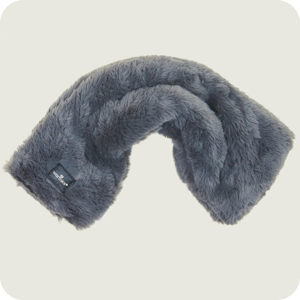 Steel Luxury Faux Fur Lavender Scent Heatable Neck Wrap