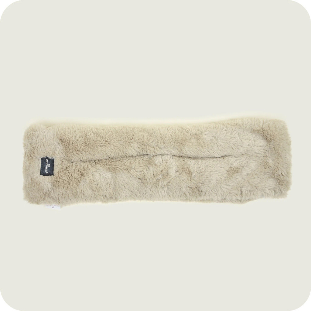 Latte Luxury Faux Fur Lavender Scent Heatable Neck Wrap