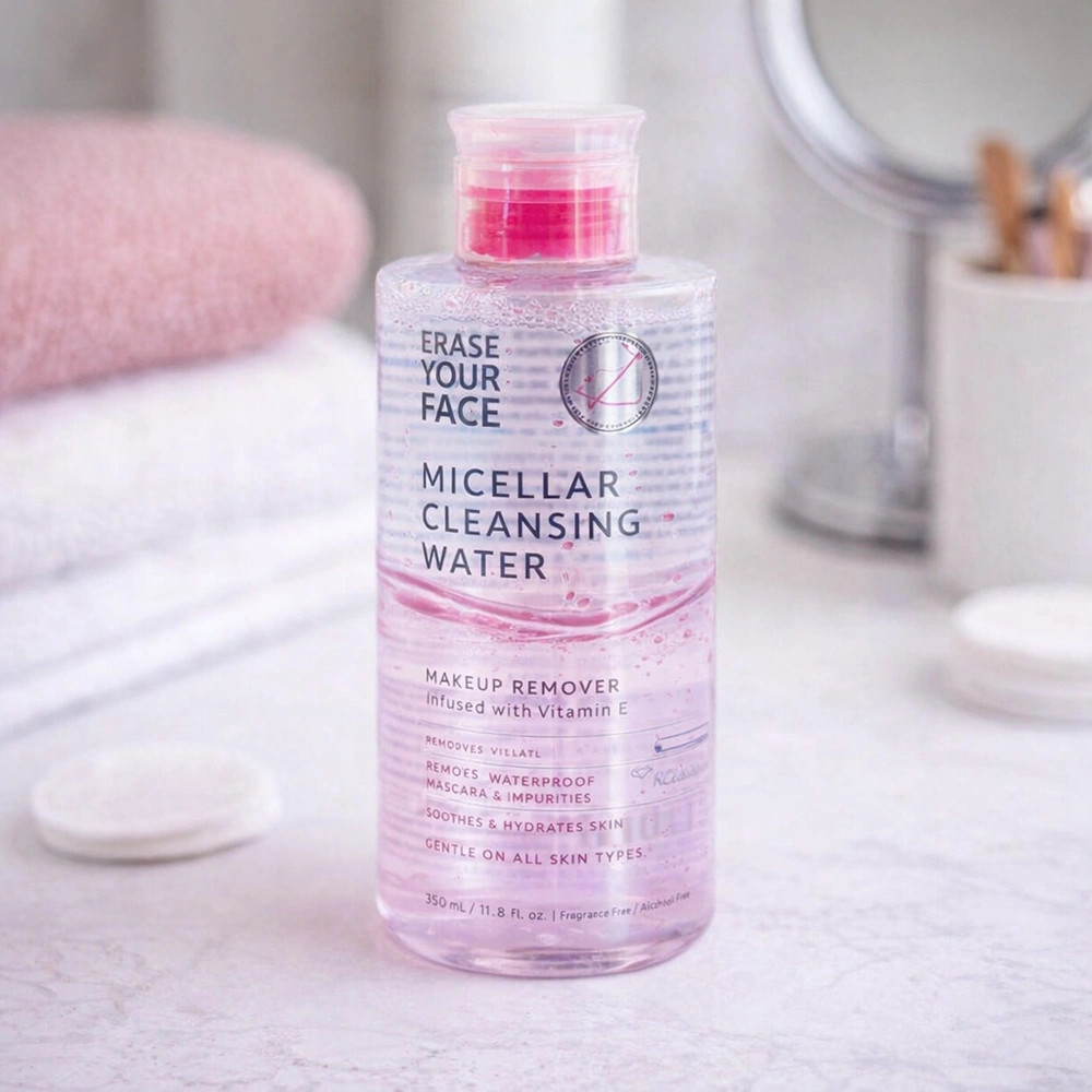 Erase Your Face Micellar Cleansing Water 500ml