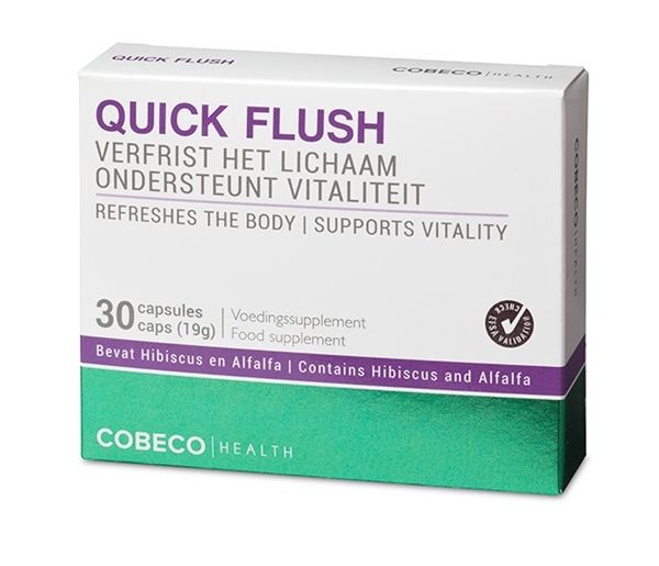 Quick Flush Natural Detox Supplement: 30 Capsules