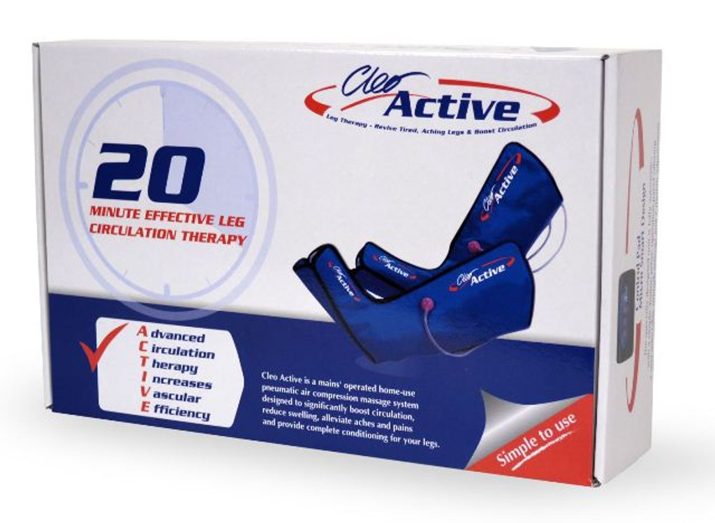 Cleo Active Leg Massager Machine Size S-M Velcro Fasten