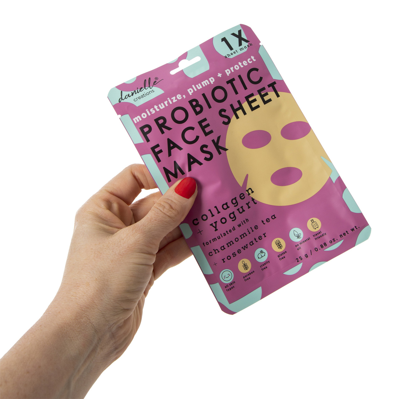 Danielle Collagen & Yogurt Probiotic Face Sheet Mask | Cleo