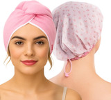 Vintage Cosmetics Co Shower Cap & Hair Turban Duo