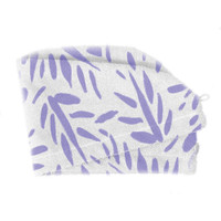 FCB Lilac Leaf Coconut Oil Infused Hair Towel Turban