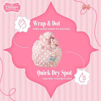 Vintage Cosmetic Co Polka Dot Hair Turban