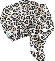 Vintage Cosmetic Co Hair Turban Towel: Leopard