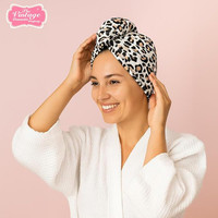 Vintage Cosmetic Co Leopard Hair Turban