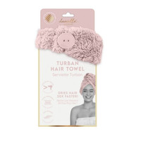 Danielle Pink Hair Turban Towel