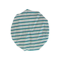 Danielle Teal Stripe Shower Cap