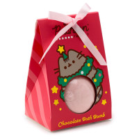 Christmas Pusheen Cat Chocolate Bath Bomb