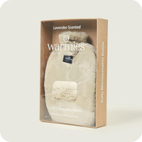 Warmies Latte Luxury Faux Fur Lavender Scent Heatable Bottle