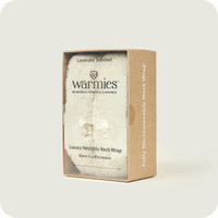 Warmies Almond Luxury Faux Fur Lavender Scent Heatable Neck Wrap