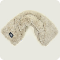 Latte Luxury Faux Fur Lavender Scent Heatable Neck Wrap