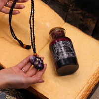 Seduction Spell Bath Salts & Amethust Crystal 240g