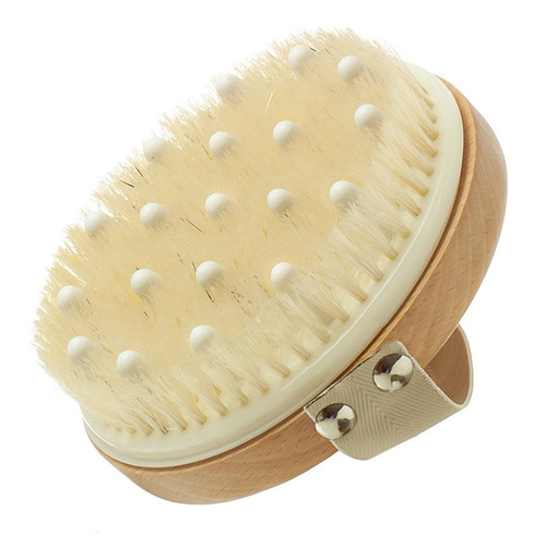 Spa Essentials Soft Boar Bristle Detox Body Brush