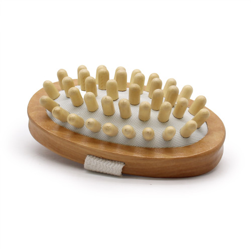 Hand Held Wooden Nodule Cellulite Massager