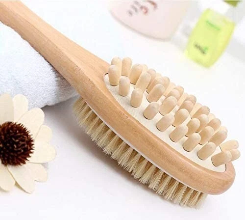 Spa Essentials 2 In 1 Sisal Brush & Cellulite Massager