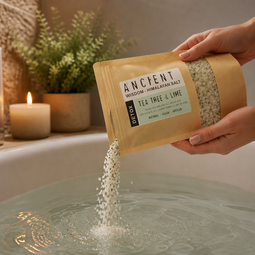Detox Blend Himalayan Bath Salts with Tea Tree & Lime 500g